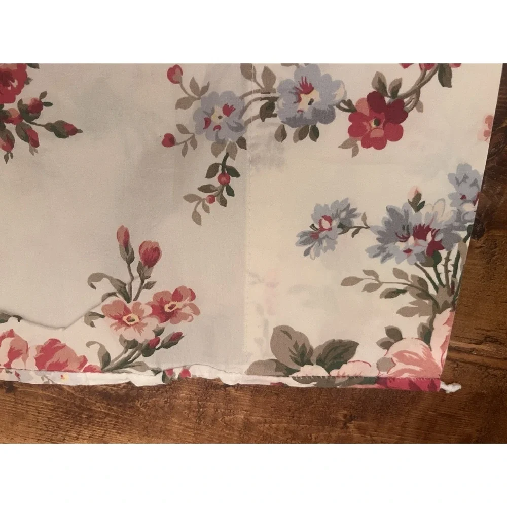VTg. RALPH LAUREN PETTICOAT FLORAL CORAL CINNAMON (1) STANDARD PILLOWCASE 15X30